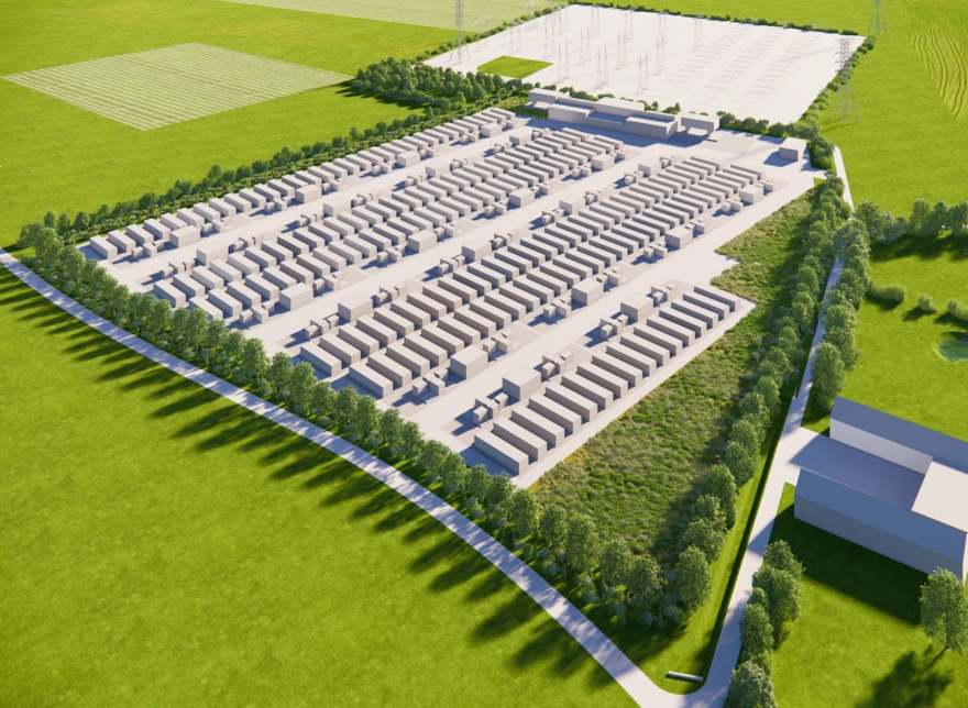 Image installation de stockage d'énergie de l'entreprise Giga storage