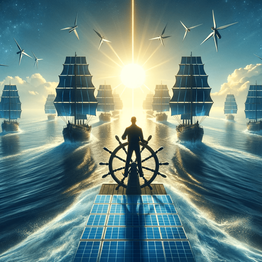 Image homme naviguant sur la mer